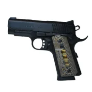 Kiehberg 1911 Sub Compact (with window magazine & G10 grip), Grey/Brown - Image 2